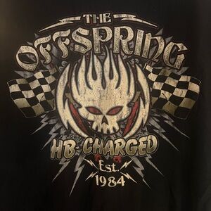 The Offspring 2012 Tour Shirt HB Charged EST. 1984